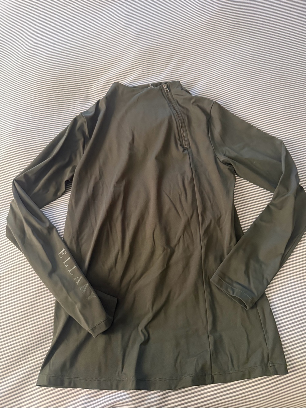 Ellany Patton Side Zip Pullover - Forest Green